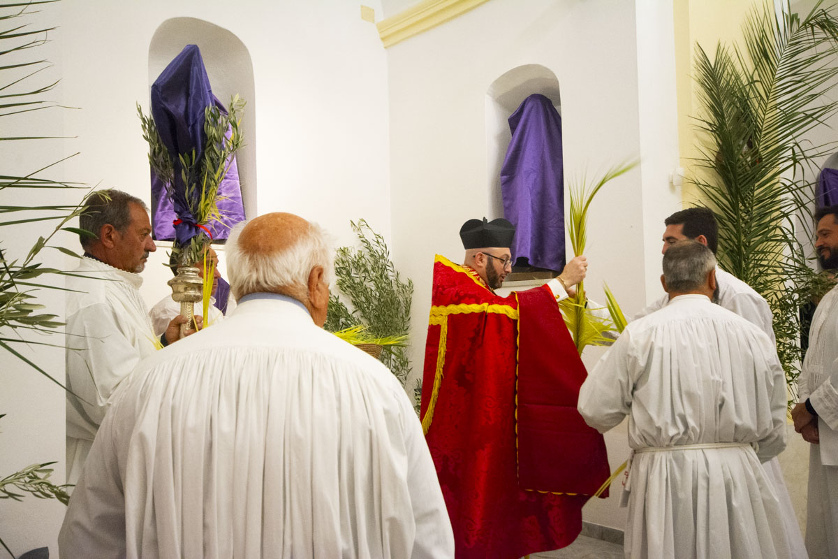 Image: Domenica delle Palme dà inizio alla settimana santa a Tadasuni in Sardegna.